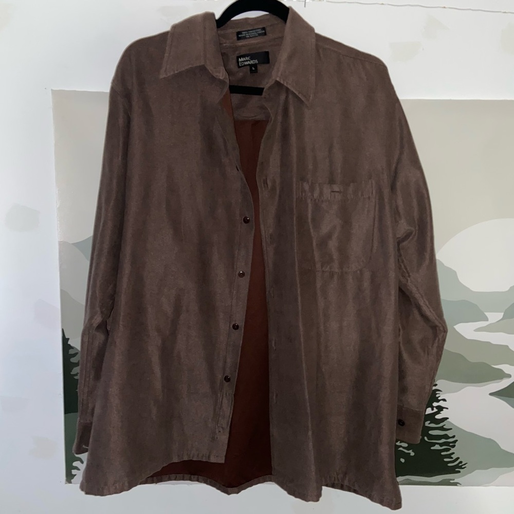 Brown Button Up Long Sleeve